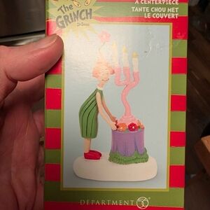 The Grinch Whoville Figurine Centerpiece - Green, Pink, Purple